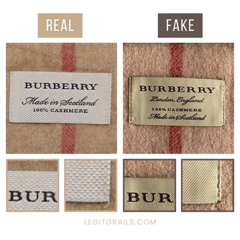 fake burberry items problem|genuine burberry label.